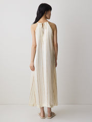 Sleeveless Halter-Neck Midi Dress rw&co Special Offer