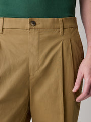 Loose Straight-Leg Pleated Chino Pant rw&co Great Value Deal