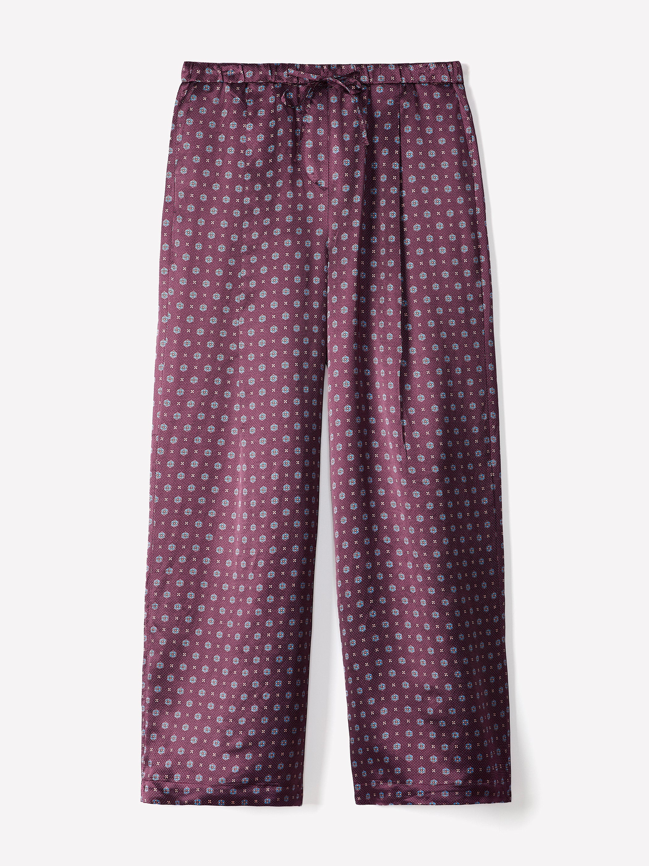 Pull-On Mid-Rise Wide-Leg Pant rw&co Limited Time Discount