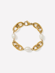 Stainless Steel Bracelet with Freshwater Pearls rw&co Great Value Deal