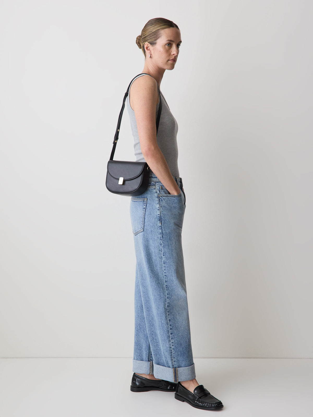 Faux Leather Cross-Body Bag rw&co Special Promo Price