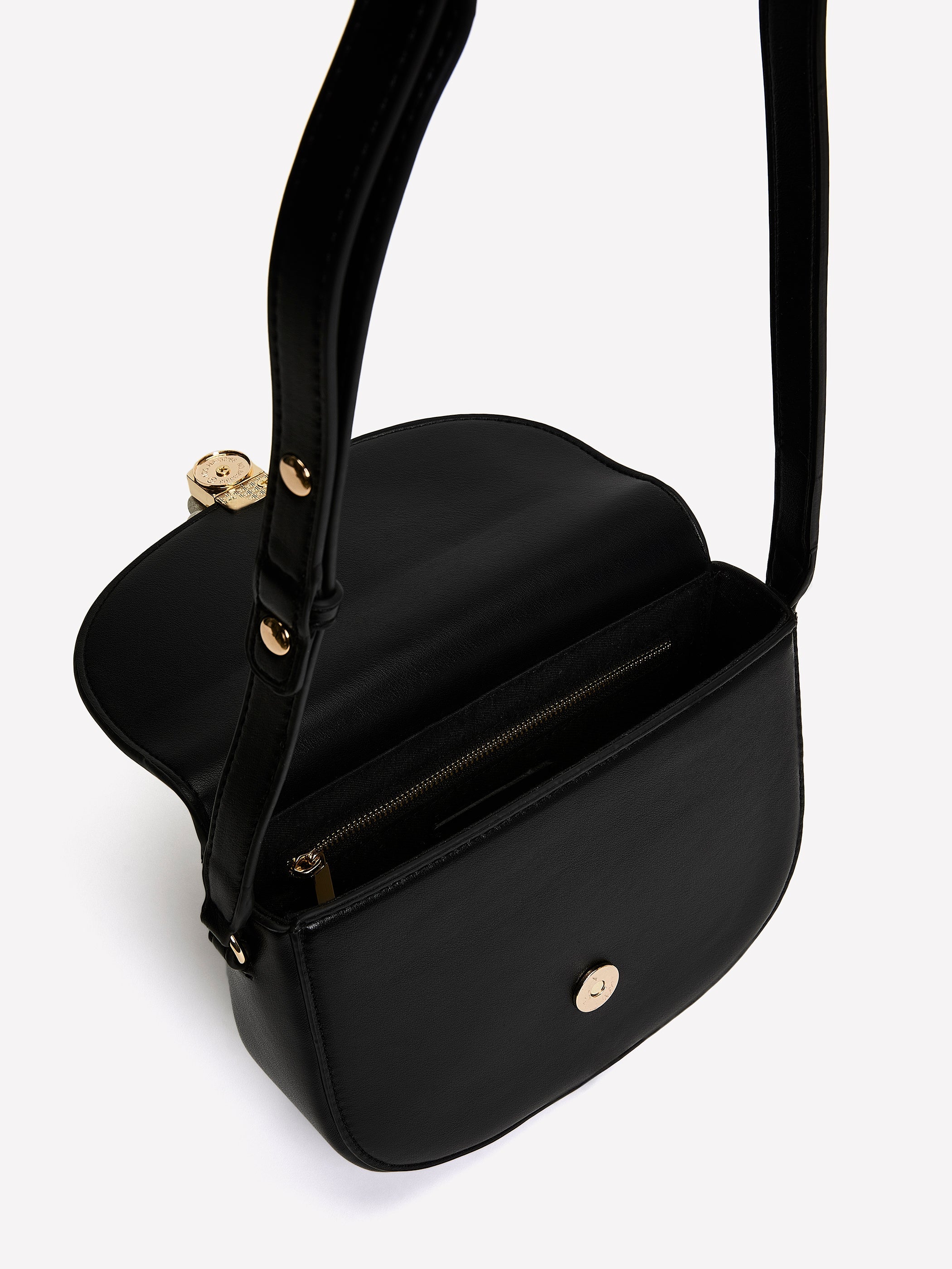 Faux Leather Cross-Body Bag rw&co Special Promo Price