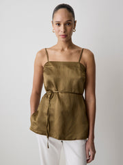 Sleeveless Square-Neck Blouse rw&co Special Promo Price