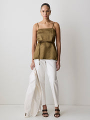 Sleeveless Square-Neck Blouse rw&co Special Promo Price