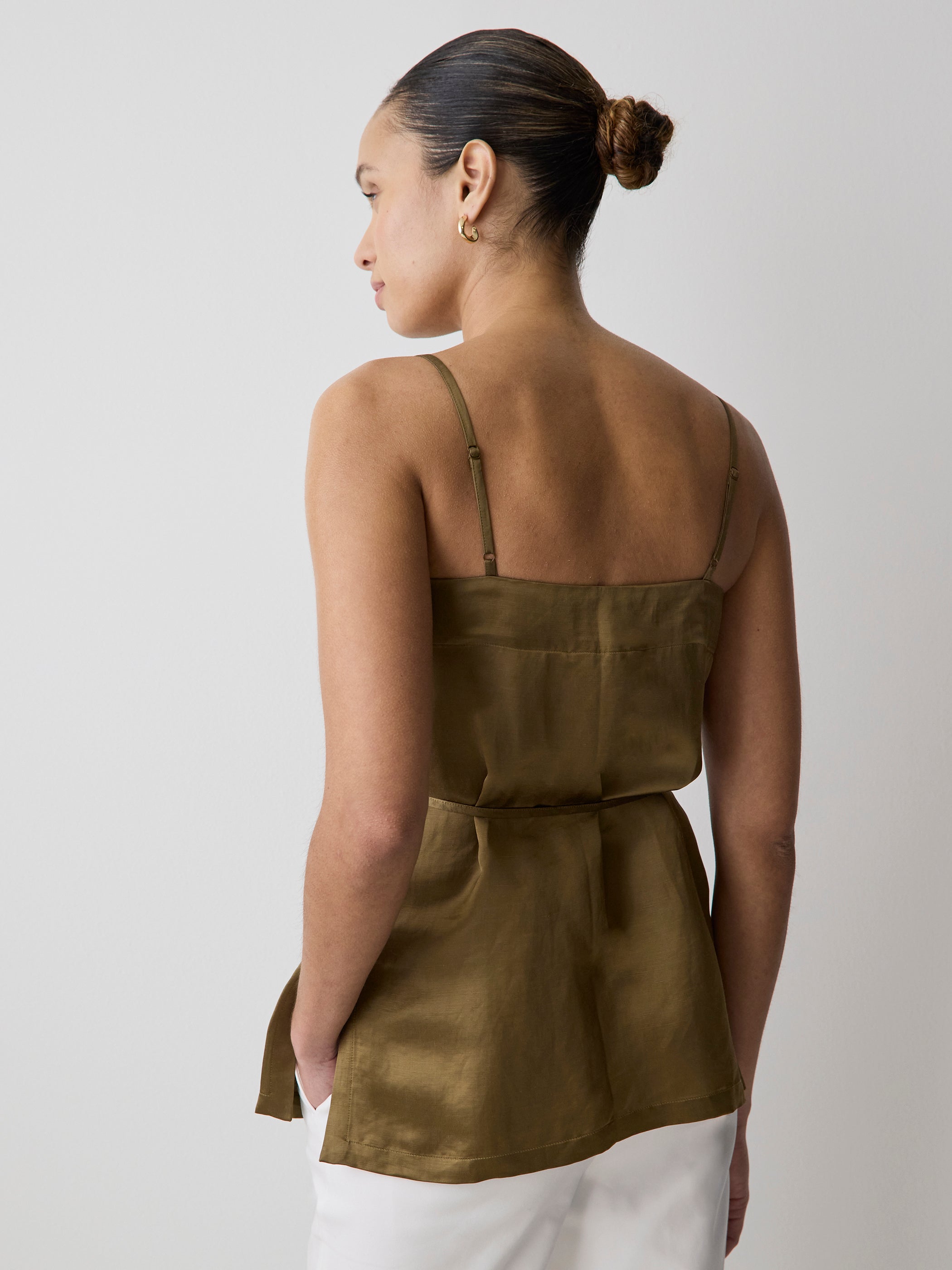 Sleeveless Square-Neck Blouse rw&co Special Promo Price