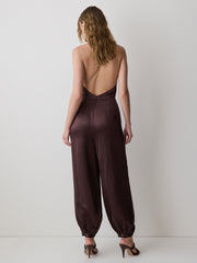 Sleeveless Wide-Leg Jumpsuit with Open Back rw&co On Sale