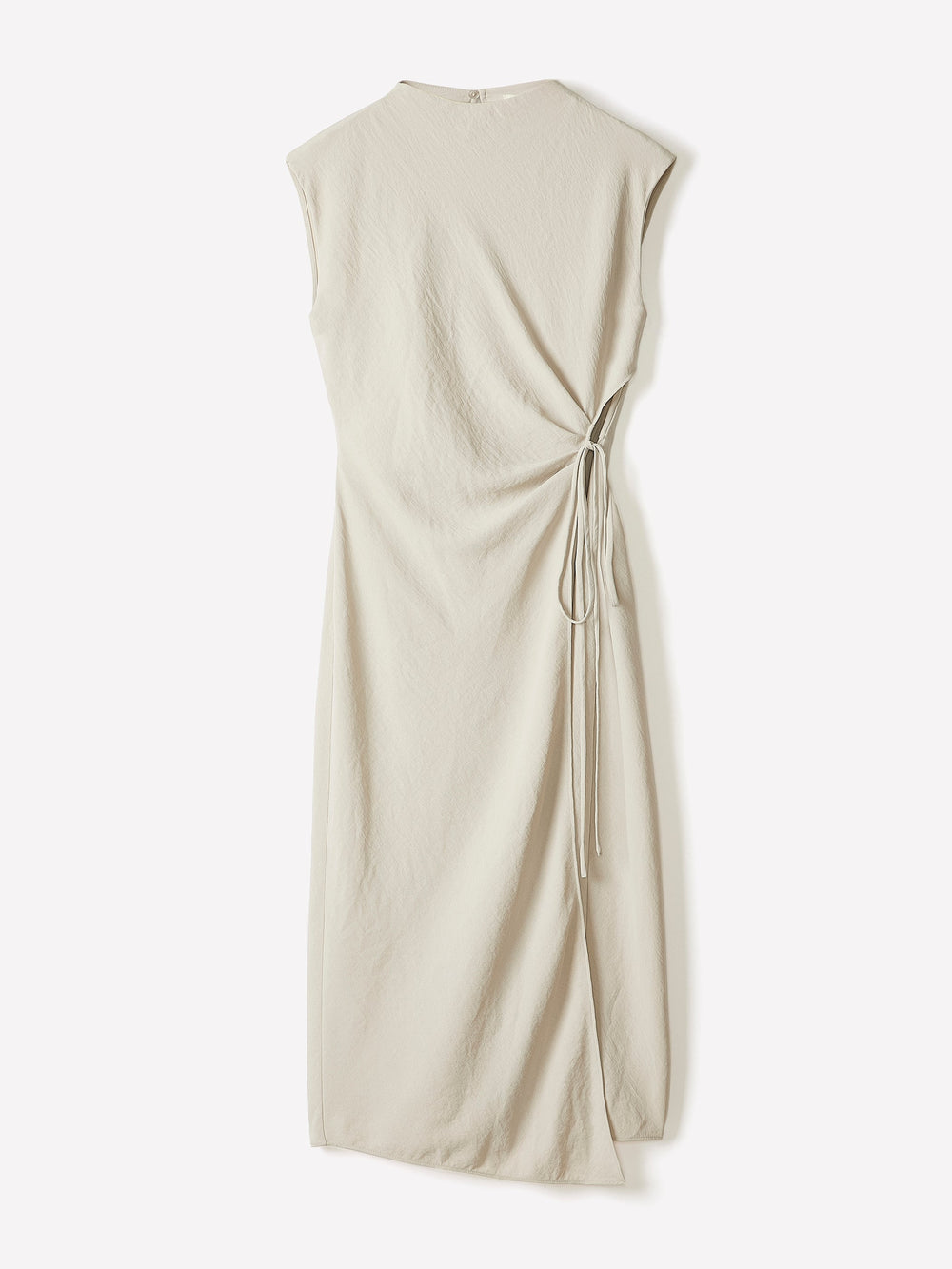 Extended-Sleeve Mock-Neck Midi Dress with Wrap Detail rw&co Exclusive Sale Price