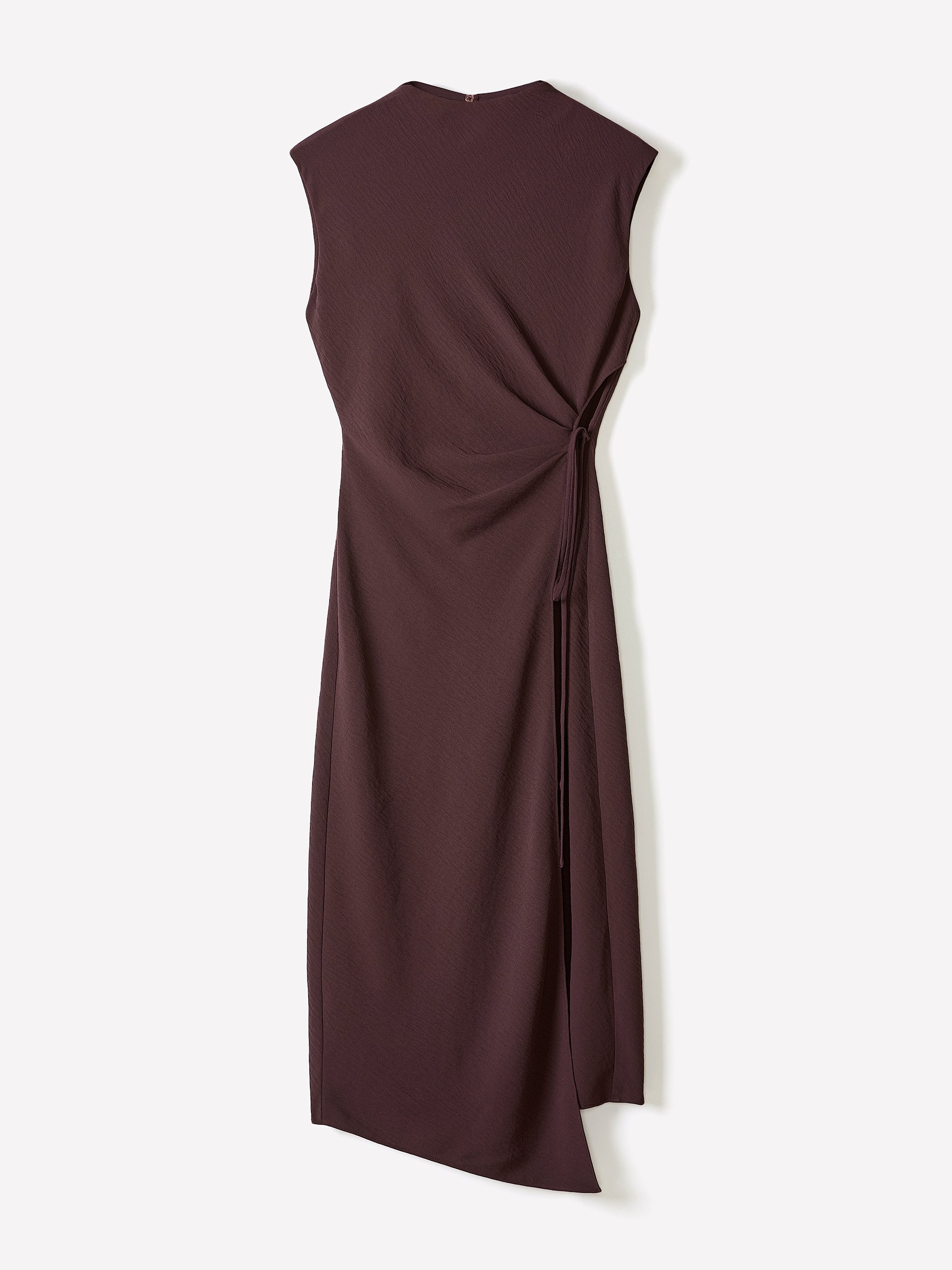 Extended-Sleeve Mock-Neck Midi Dress with Wrap Detail rw&co Exclusive Sale Price
