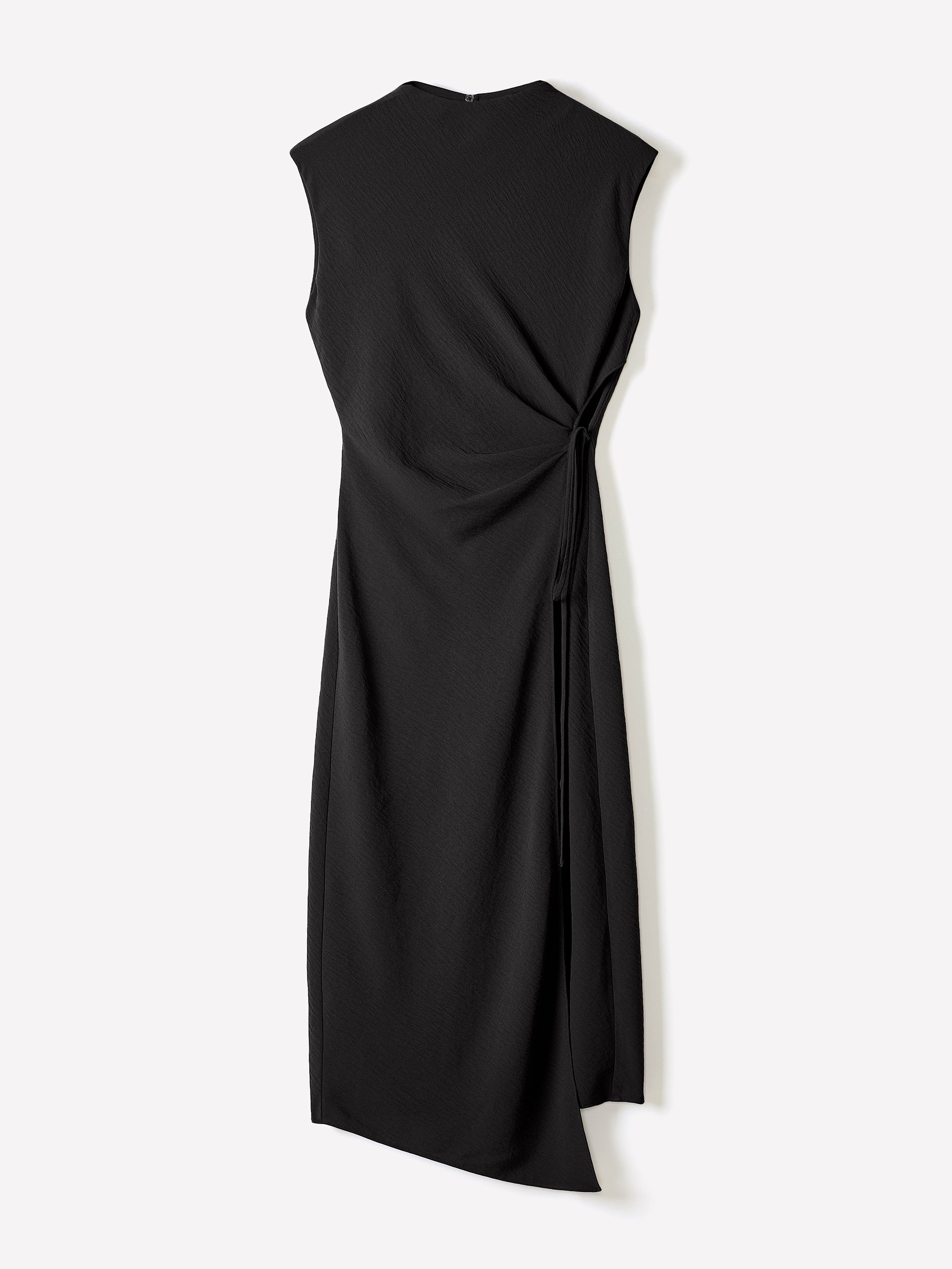 Extended-Sleeve Mock-Neck Midi Dress with Wrap Detail rw&co Exclusive Sale Price