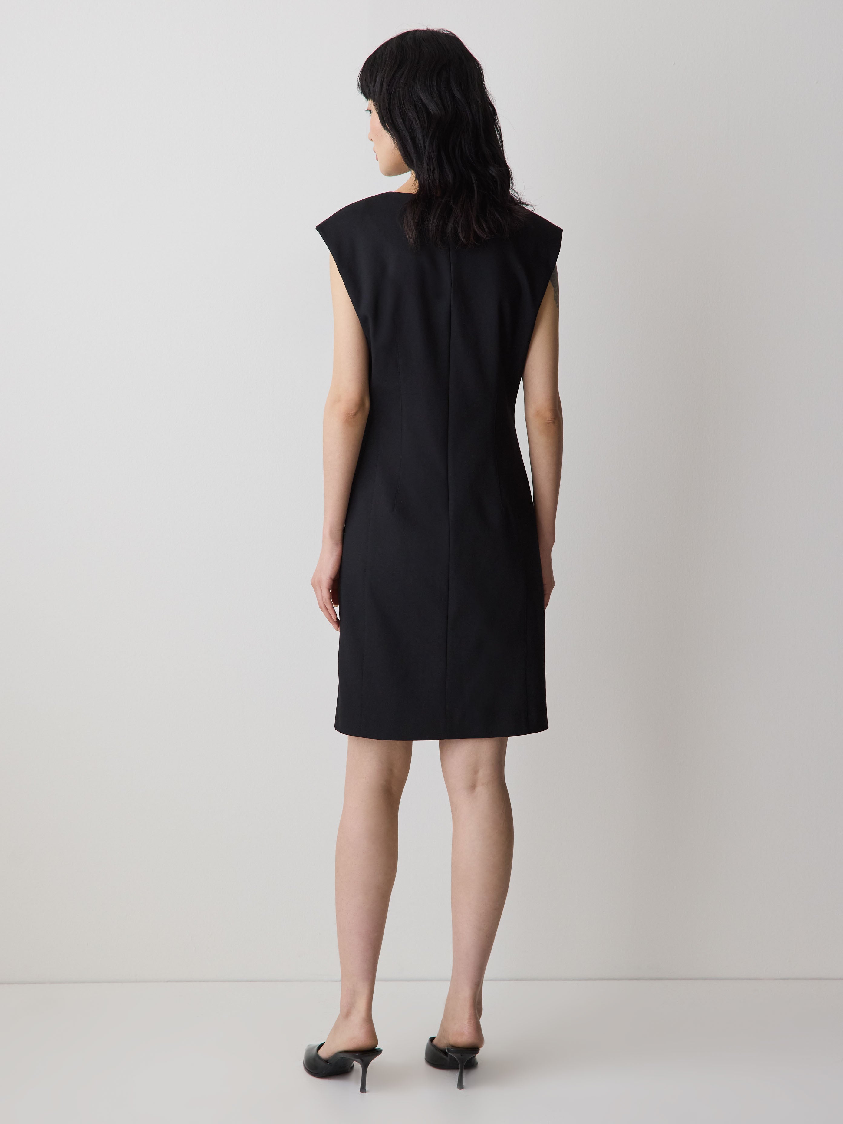 Sleeveless Crew-Neck Mini Dress rw&co Special Promo Price