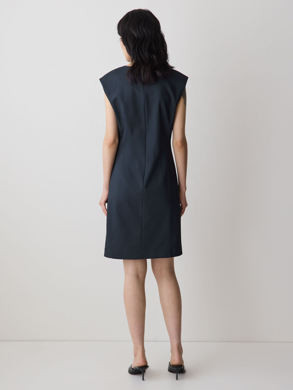 Sleeveless Crew-Neck Mini Dress rw&co Special Promo Price