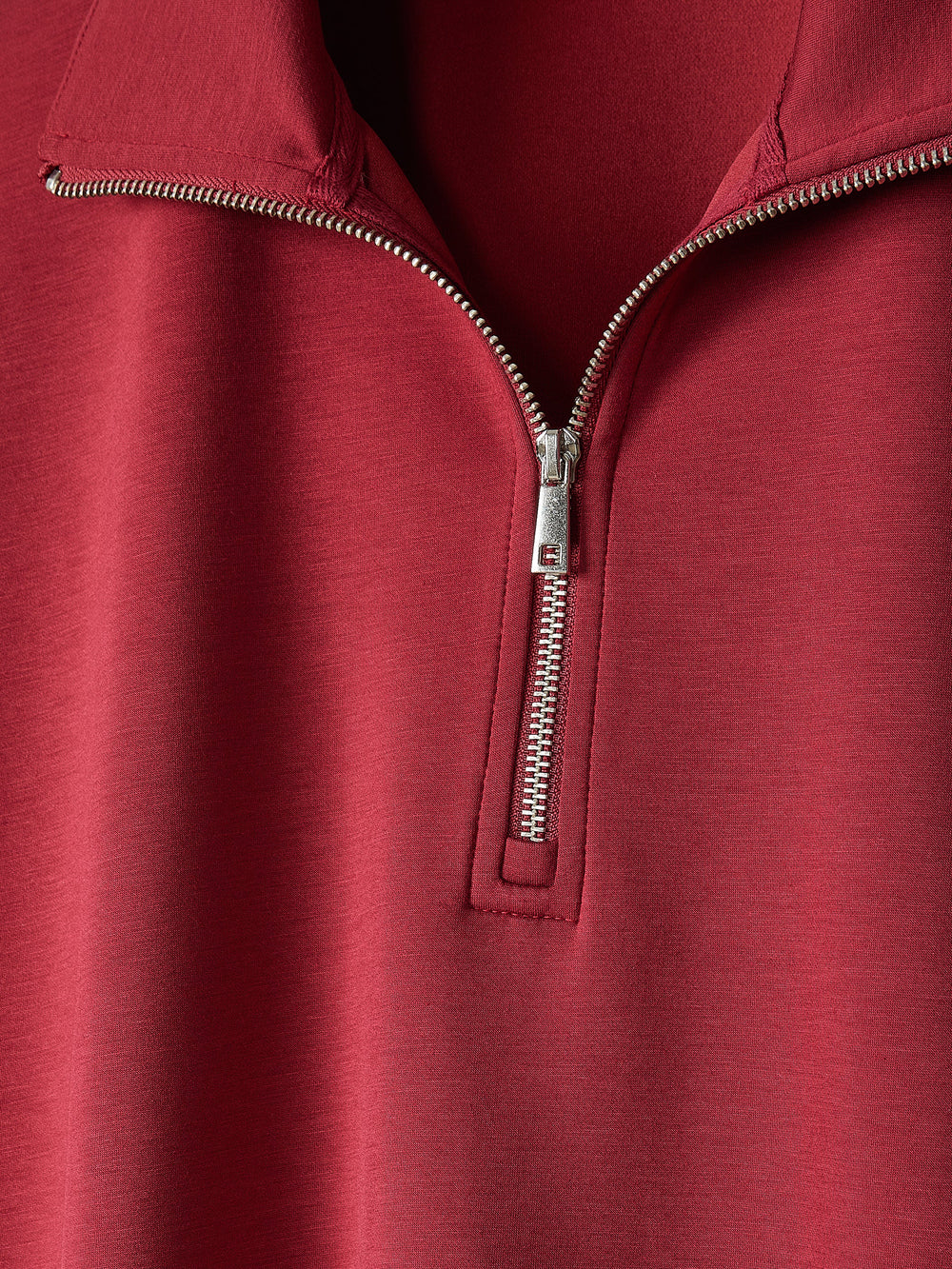 Half-Zip Mock-Neck Top rw&co Limited Time Discount