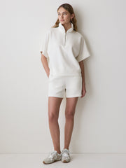 Half-Zip Mock-Neck Top rw&co Limited Time Discount