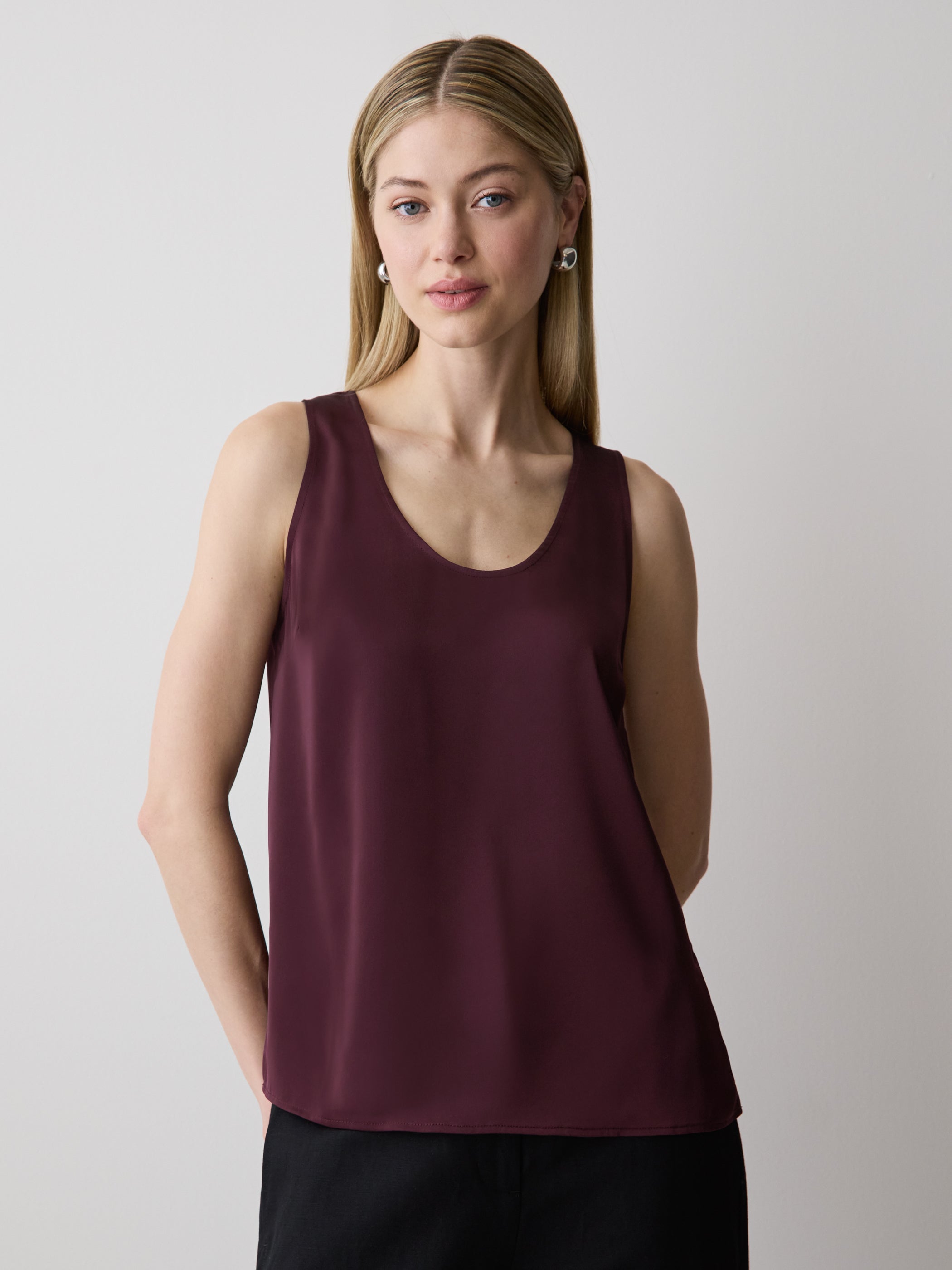 U-Neck Satin Cami rw&co Special Offer