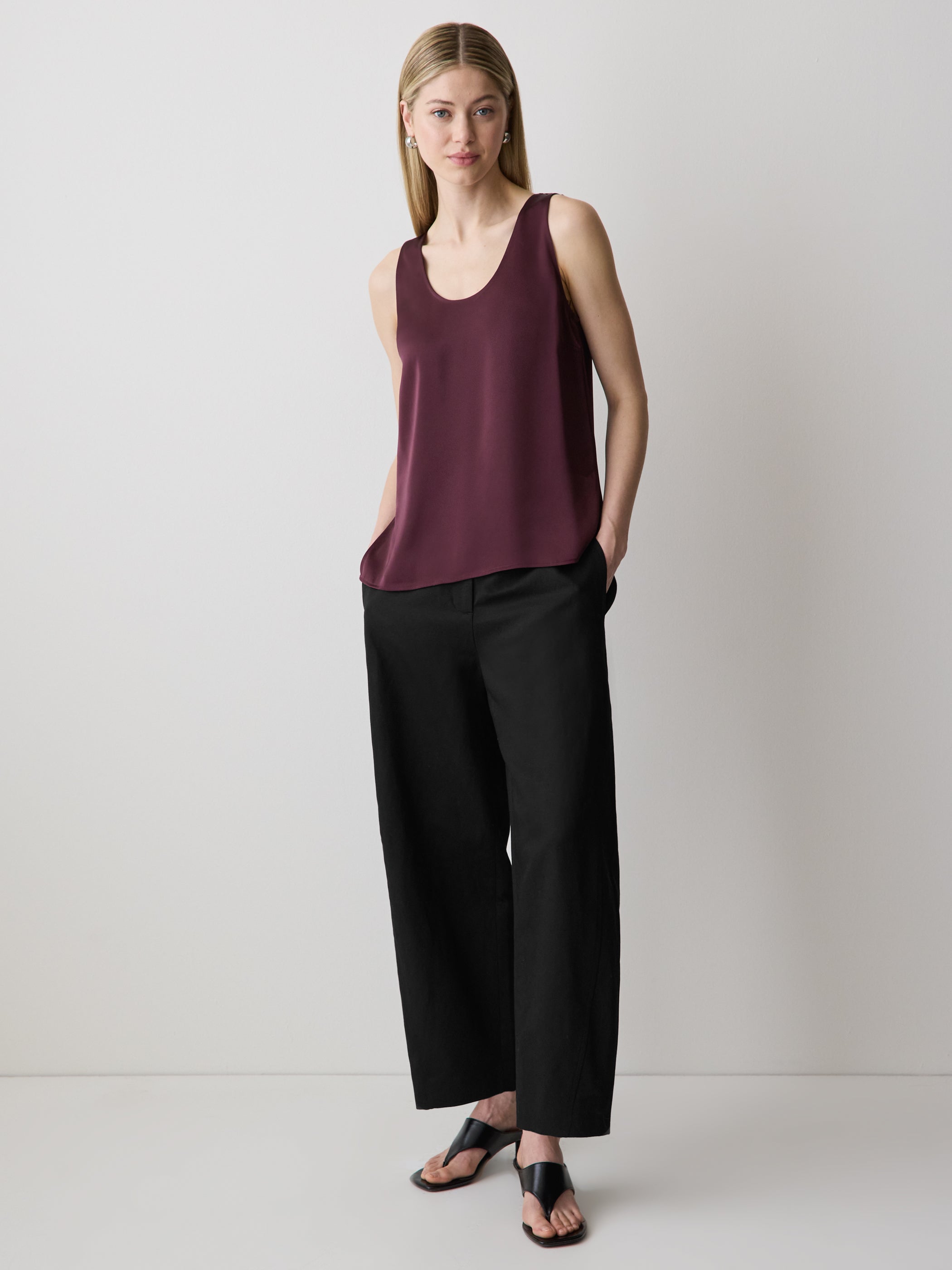 U-Neck Satin Cami rw&co Special Offer