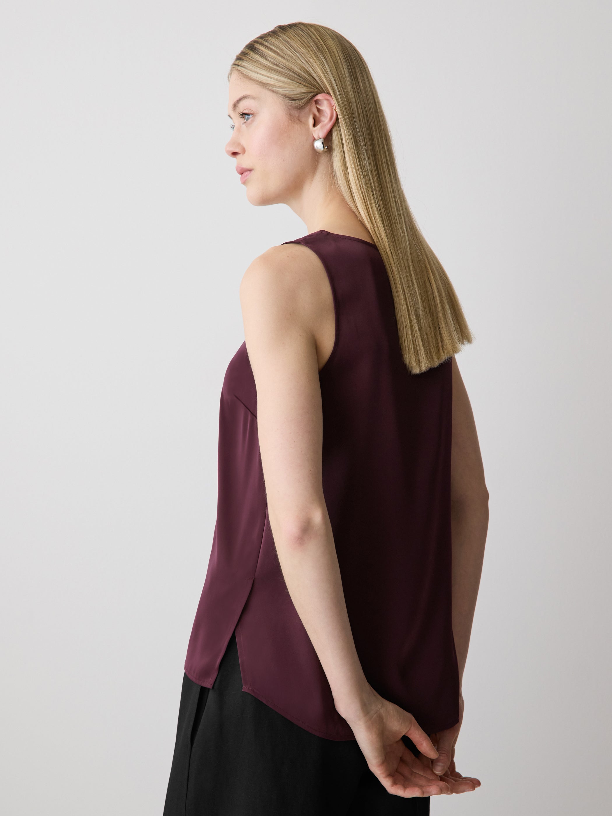 U-Neck Satin Cami rw&co Special Offer
