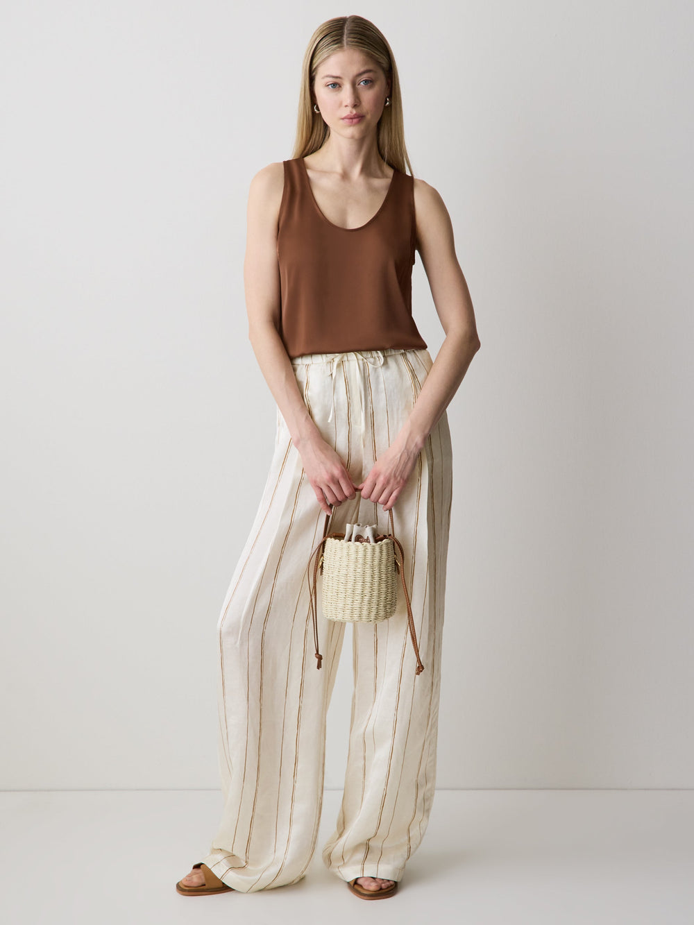 U-Neck Satin Cami rw&co Special Offer