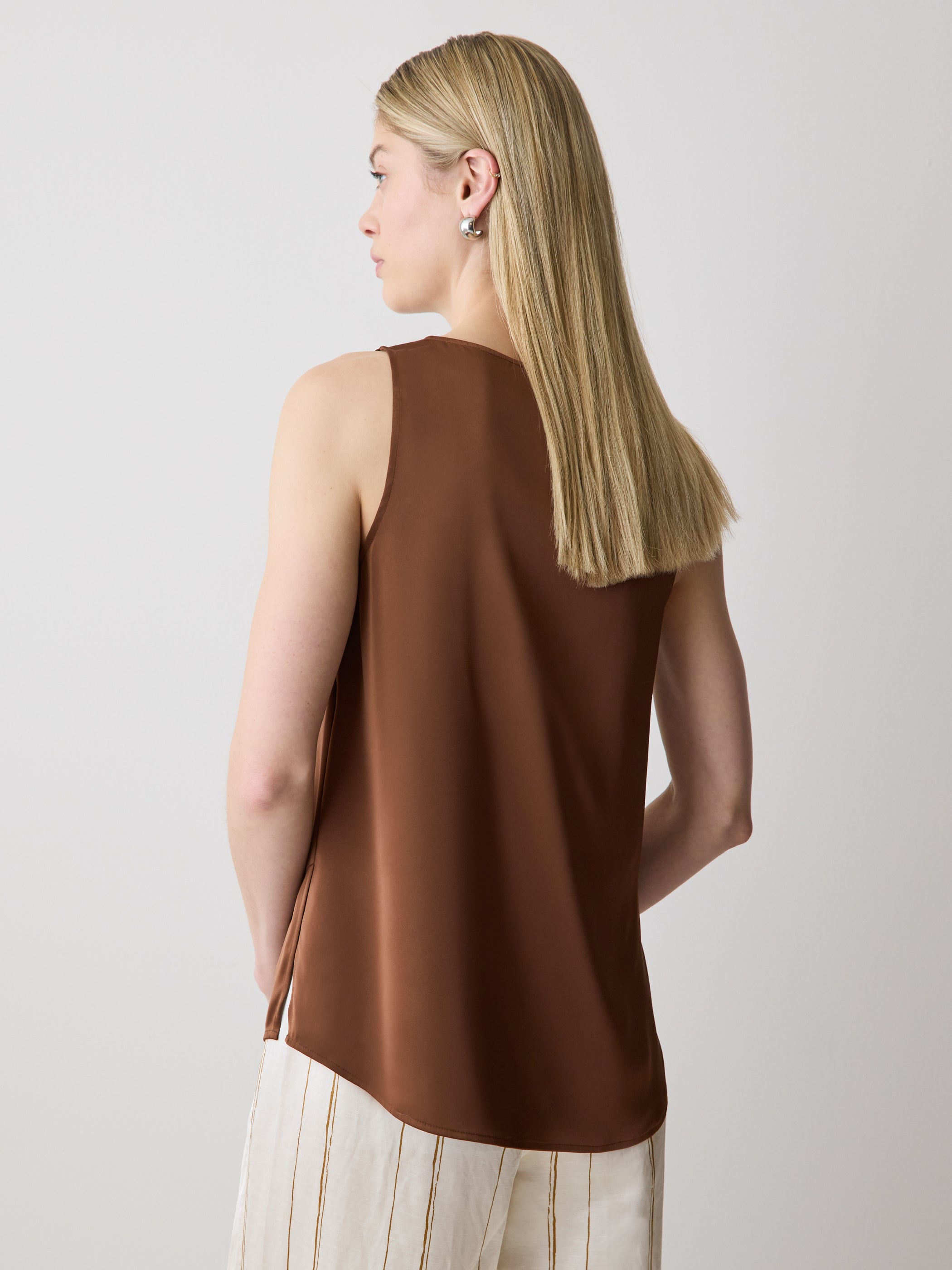 U-Neck Satin Cami rw&co Special Offer