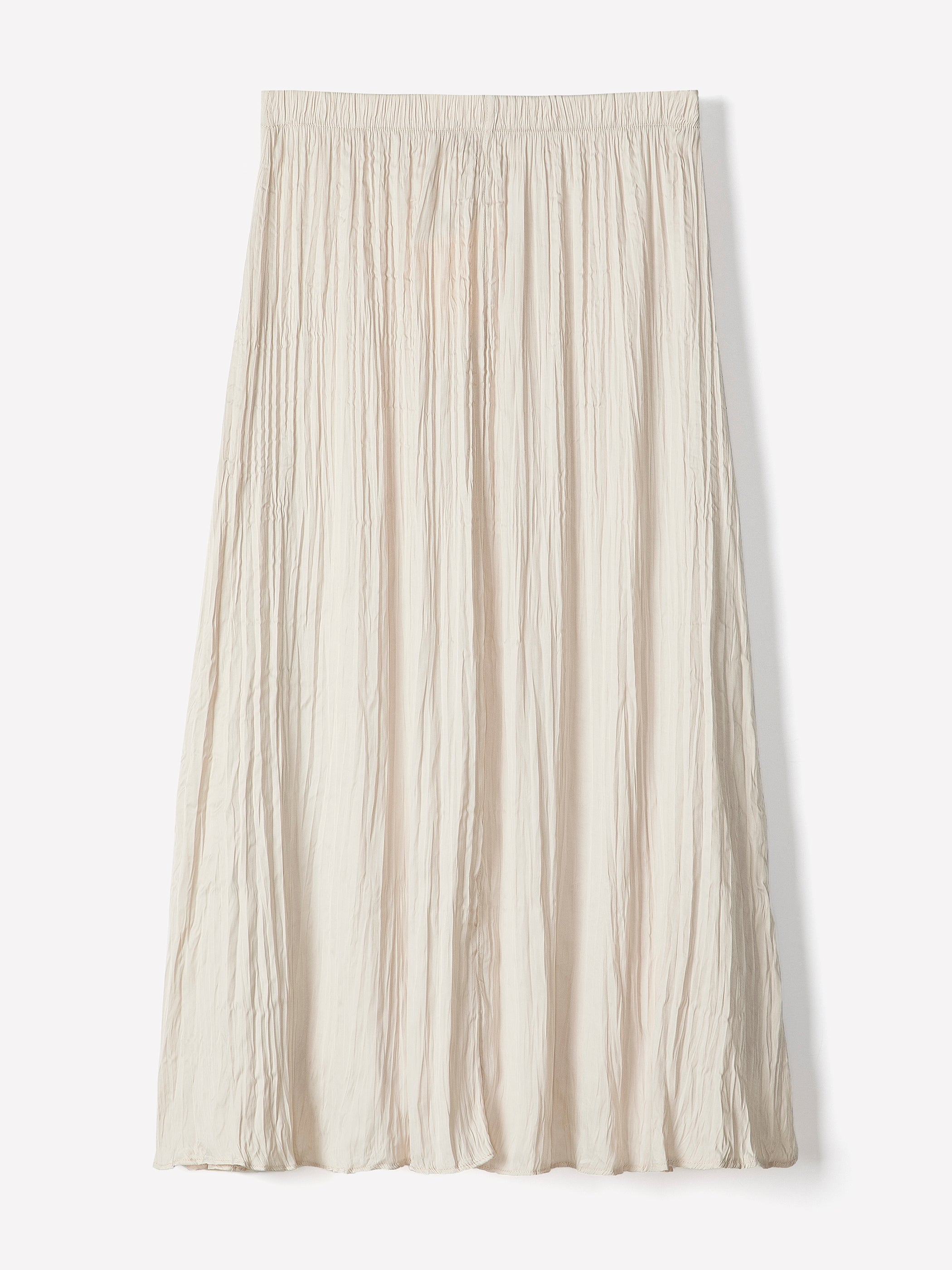 Satin High-Waisted Flare Midi Skirt rw&co Exclusive Sale Price
