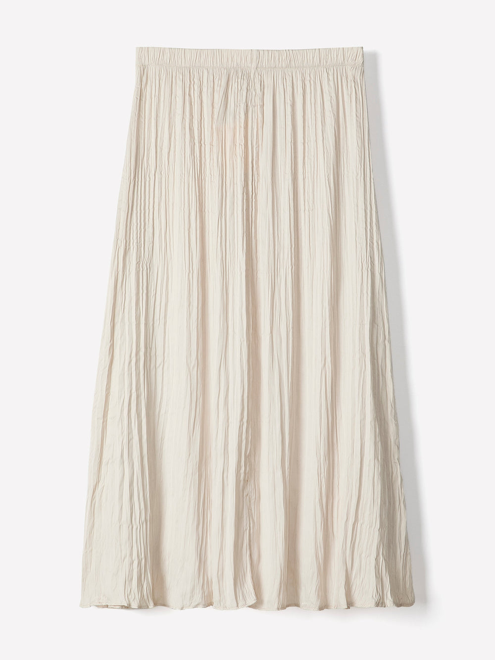Satin High-Waisted Flare Midi Skirt rw&co Exclusive Sale Price
