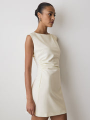 Sleeveless Crew-Neck Mini Dress rw&co On Sale