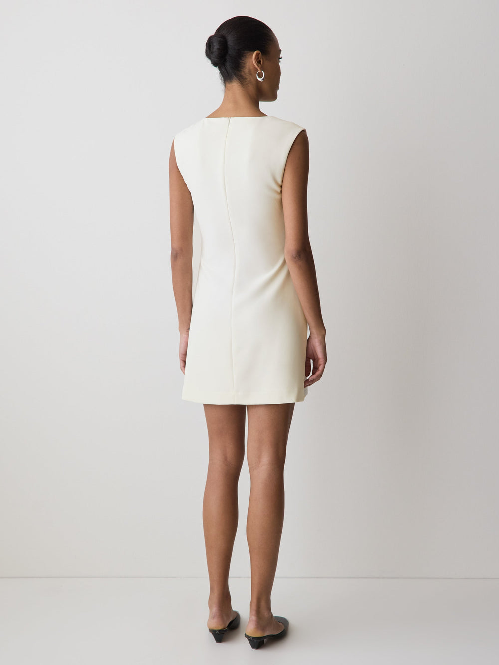 Sleeveless Crew-Neck Mini Dress rw&co On Sale