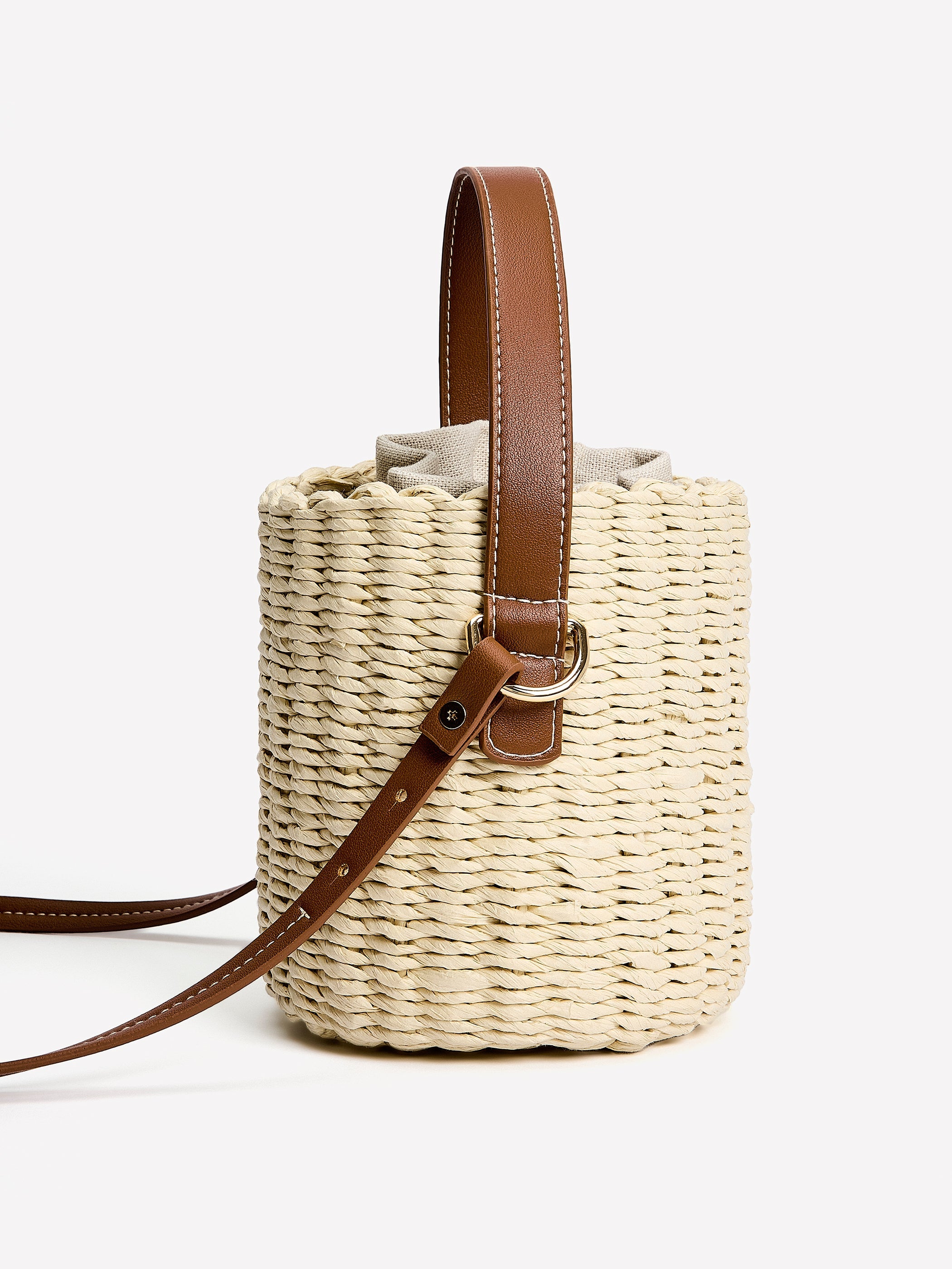 Straw Bucket Bag rw&co Special Promo Price