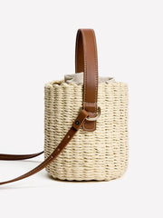 Straw Bucket Bag rw&co Special Promo Price
